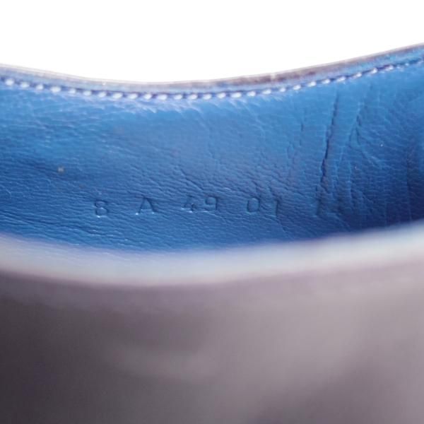 未使用★パラブーツ SIZE 8【貴重★キルトダブルモンク/濃紺】カーフ/メンズ/Paraboot★k287