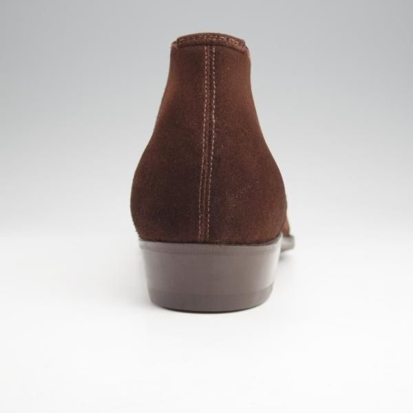 未使用★(伊)エンツォ・ボナフェ SIZE 9.5【定価￥143,000-★ビームス別注/CARY GRANT2】ケーリーグラント/サイドゴアブーツ/濃茶★k288