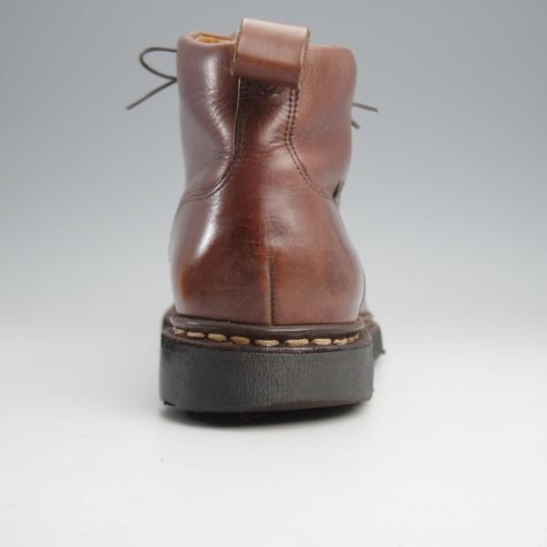 極上★パラブーツ SIZE 8.5【貴重★フォック仕様(アザラシの毛皮)/MUCY】ミューシー/チロリアンブーツ/濃茶/メンズ/Paraboot★k289