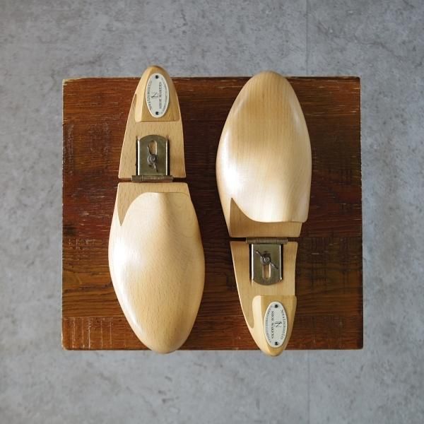 極上★ニュー&リングウッド SIZE 6【★純正シューツリー/ヒンジ式】木製シューキーパー/メンズ/NEW&LINGWOOD★k290