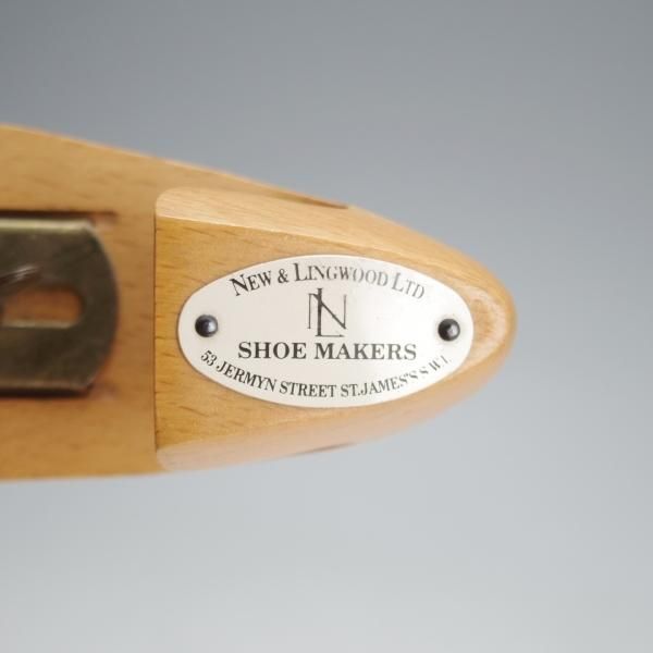 極上★ニュー&リングウッド SIZE 6【★純正シューツリー/ヒンジ式】木製シューキーパー/メンズ/NEW&LINGWOOD★k290
