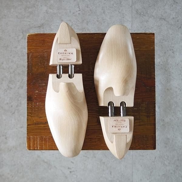 美品★(スペイン製)CARMINA/カルミナ SIZE 5【★純正シューツリー】木製シューキーパー/メンズ★k294