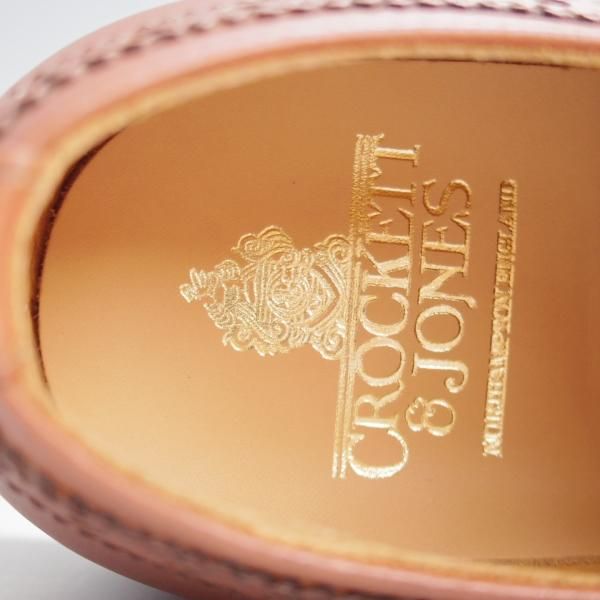 未使用★クロケット&ジョーンズ 7EX【★フルブローグ/ANGUS】232ラスト/FOX GORSE/茶/メンズ/Crockett&Jones★k301