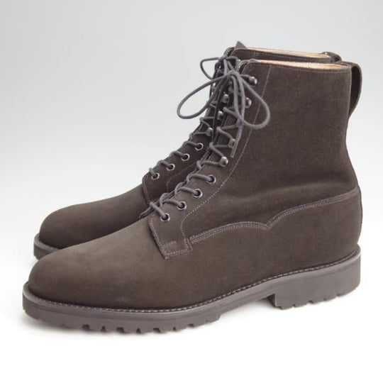 未使用★クロケット&ジョーンズ 8E【定価￥90,200-★ユナイテッドアローズ別注/RADNOR】ブーツ/スエード/黒/Crockett&Jones★k302