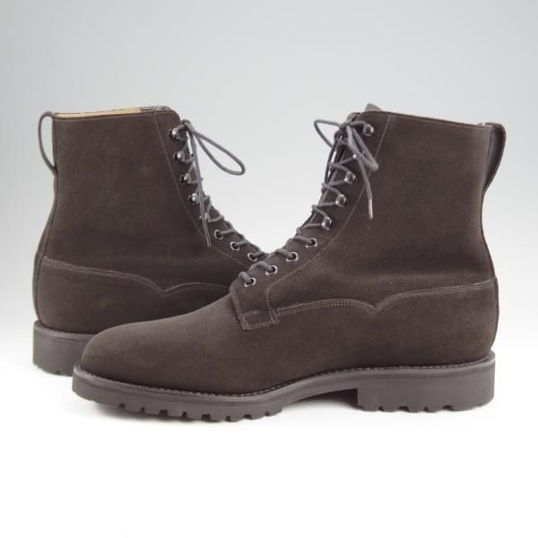 未使用★クロケット&ジョーンズ 8E【定価￥90,200-★ユナイテッドアローズ別注/RADNOR】ブーツ/スエード/黒/Crockett&Jones★k302