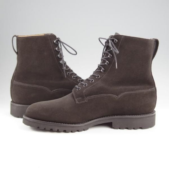 未使用★クロケット&ジョーンズ 8E【定価￥90,200-★ユナイテッドアローズ別注/RADNOR】ブーツ/スエード/黒/Crockett&Jones★k302