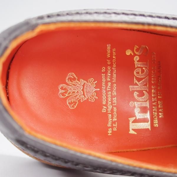極上★トリッカーズ SIZE 8【現行オーダー価格16万円以上★コンビ仕様/BOURTON/バートン】5633/カントリーシューズ/黒/Tricker's★k303