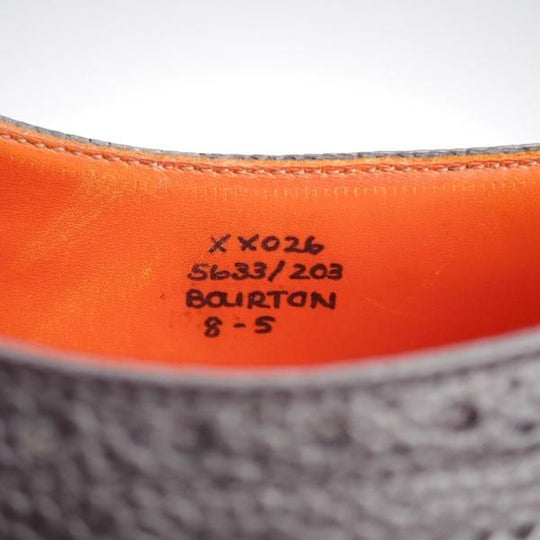 極上★トリッカーズ SIZE 8【現行オーダー価格16万円以上★コンビ仕様/BOURTON/バートン】5633/カントリーシューズ/黒/Tricker's★k303