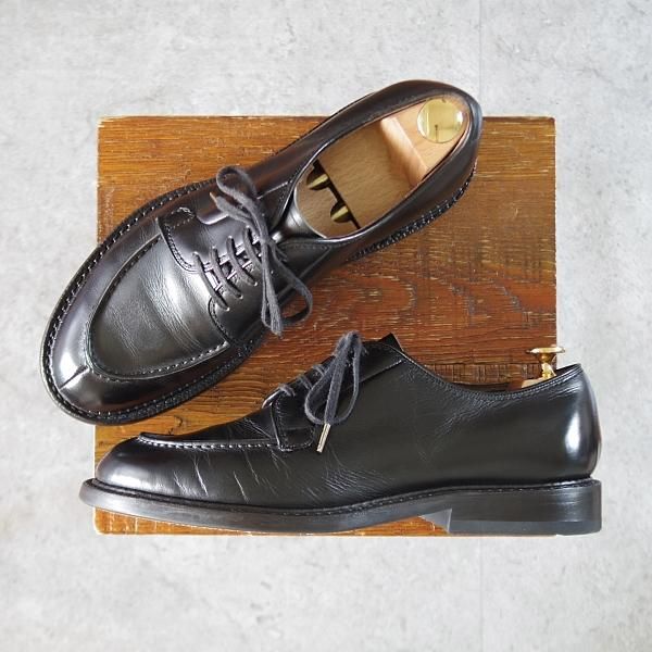 極上★(浅草)The Ruttshoes &Co./ラッドシューズ 7D【貴重★オーダー品/RIDLEY/ハンドソーンウェルテッド製法】Uチップ/カーフ/黒★k305