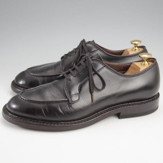 極上★(浅草)The Ruttshoes &Co./ラッドシューズ 7D【貴重★オーダー品/RIDLEY/ハンドソーンウェルテッド製法】Uチップ/カーフ/黒★k305