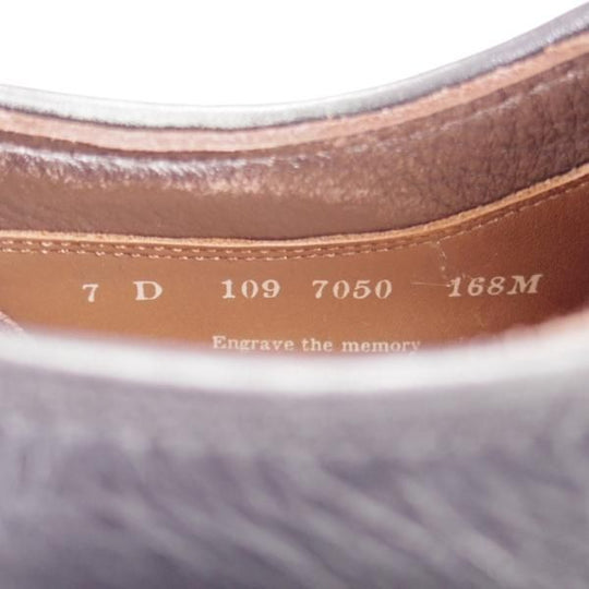 極上★(浅草)The Ruttshoes &Co./ラッドシューズ 7D【貴重★オーダー品/RIDLEY/ハンドソーンウェルテッド製法】Uチップ/カーフ/黒★k305