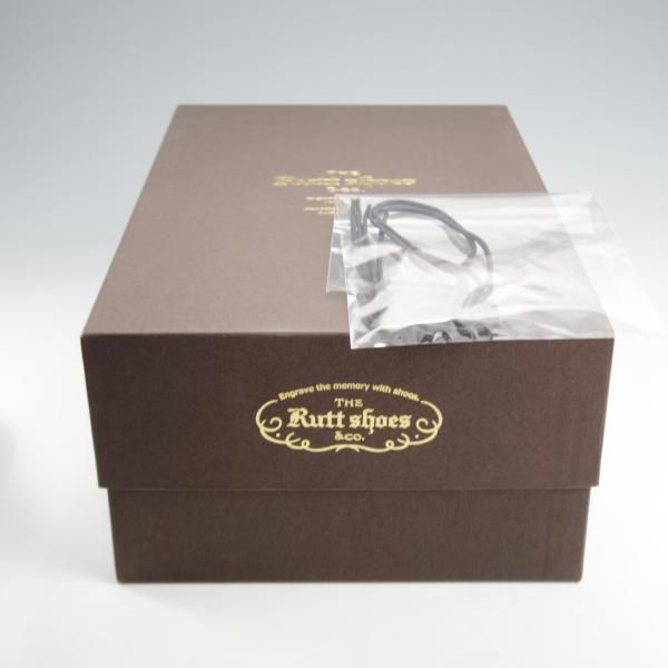 極上★(浅草)The Ruttshoes &Co./ラッドシューズ 7D【貴重★オーダー品/RIDLEY/ハンドソーンウェルテッド製法】Uチップ/カーフ/黒★k305