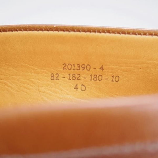 ほぼ試着程度★J.M.ウエストン(レディース) 4D【現行定価￥137,500-★コインローファー/180】ボックスカーフ/茶/Weston/ウェストン(レディース)★k308
