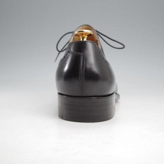 美品★(東欧)VASS/ヴァーシュ SIZE 38.5【純正シューツリー付き★OLD ENGLISH 2/Uラスト】クォーターブローグ/カーフ/黒★k309