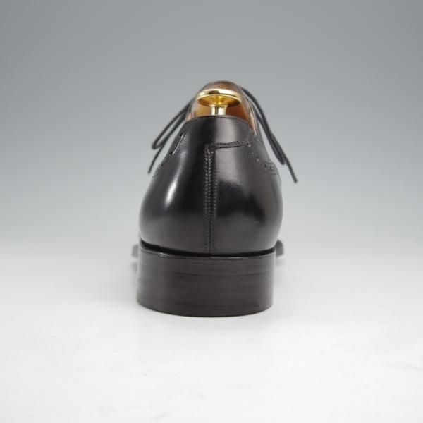 美品★(東欧)VASS/ヴァーシュ SIZE 38.5【純正シューツリー付き★OLD ENGLISH 2/Uラスト】クォーターブローグ/カーフ/黒★k309