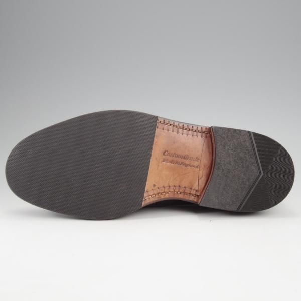 ★チャーチ 65F/UK6.5【貴重★224ラスト仕様/旧チャーチ/3都市ロゴ】プレーントゥ/グレインレザー/黒/Church's★k312