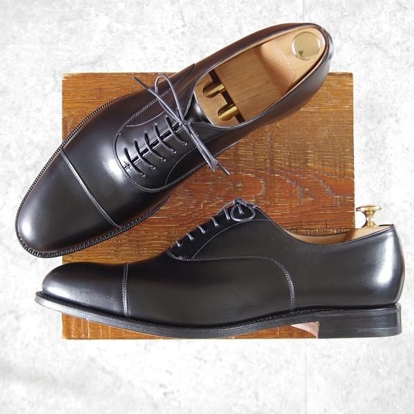 ほぼ未使用★チャーチ 90G/UK9【定価￥160,600-★ストレートチップ/DUBAI】136ラスト/カーフ/黒/メンズ/Church'★k317
