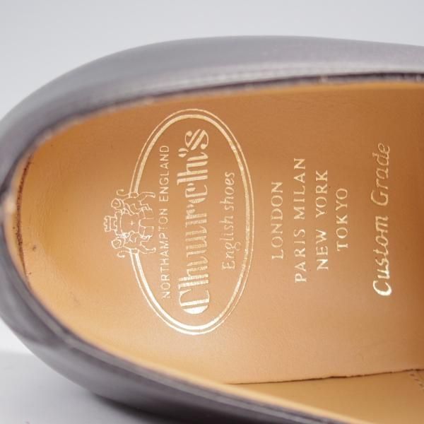 ほぼ未使用★チャーチ 90G/UK9【定価￥160,600-★ストレートチップ/DUBAI】136ラスト/カーフ/黒/メンズ/Church'★k317