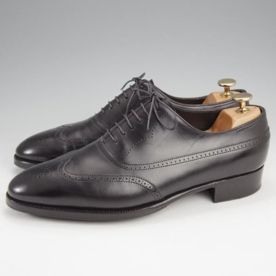 ★ジョンロブ 7E【現行定価30万円程度★プレステージライン/CAVENDISH/7000ラスト】フルブローグ/カーフ/黒/メンズ/JOHN LOBB★k318