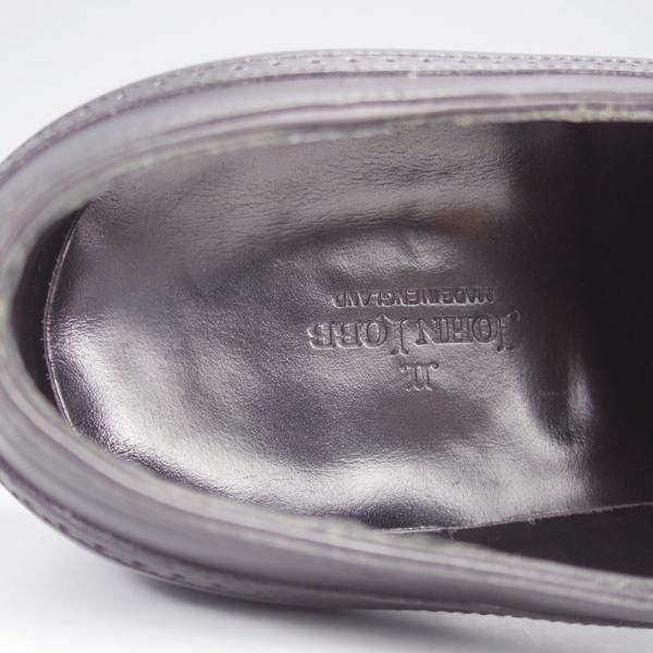 ★ジョンロブ 7E【現行定価30万円程度★プレステージライン/CAVENDISH/7000ラスト】フルブローグ/カーフ/黒/メンズ/JOHN LOBB★k318