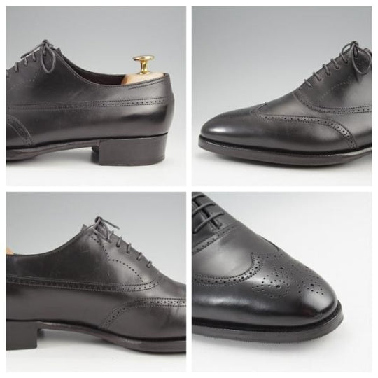 ★ジョンロブ 7E【現行定価30万円程度★プレステージライン/CAVENDISH/7000ラスト】フルブローグ/カーフ/黒/メンズ/JOHN LOBB★k318