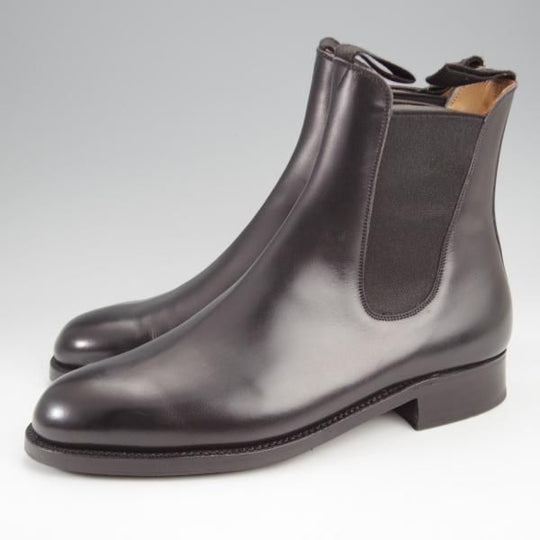 極美品★J.M.ウエストン 5D【現行定価￥187,000-★サイドゴアブーツ/705】39ラスト/ボックスカーフ/黒/メンズ/Weston/ウェストン★k319