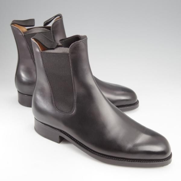 極美品★J.M.ウエストン 5D【現行定価￥187,000-★サイドゴアブーツ/705】39ラスト/ボックスカーフ/黒/メンズ/Weston/ウェストン★k319
