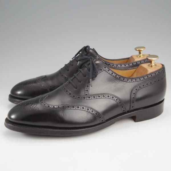 美品★ジョンロブ 8EE【貴重★8695ラスト/MASHALL】フルブローグ/カーフ/黒/メンズ/JOHN LOBB★k320