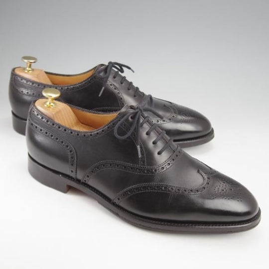 美品★ジョンロブ 8EE【貴重★8695ラスト/MASHALL】フルブローグ/カーフ/黒/メンズ/JOHN LOBB★k320