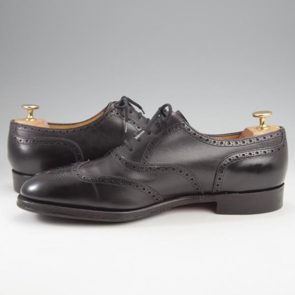 美品★ジョンロブ 8EE【貴重★8695ラスト/MASHALL】フルブローグ/カーフ/黒/メンズ/JOHN LOBB★k320