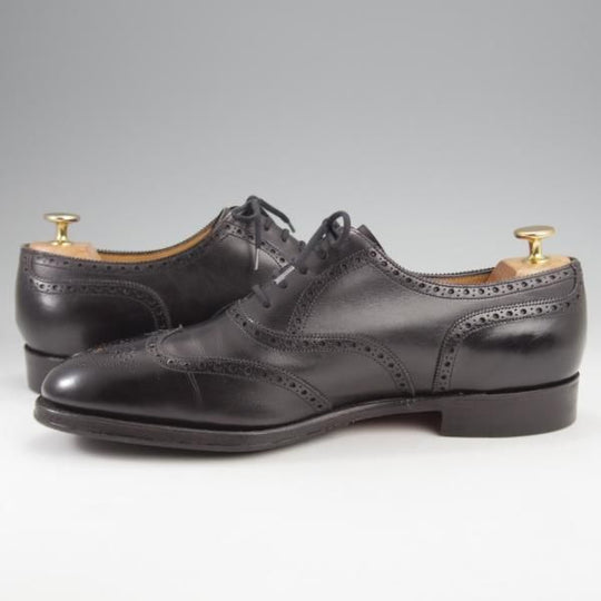 美品★ジョンロブ 8EE【貴重★8695ラスト/MASHALL】フルブローグ/カーフ/黒/メンズ/JOHN LOBB★k320