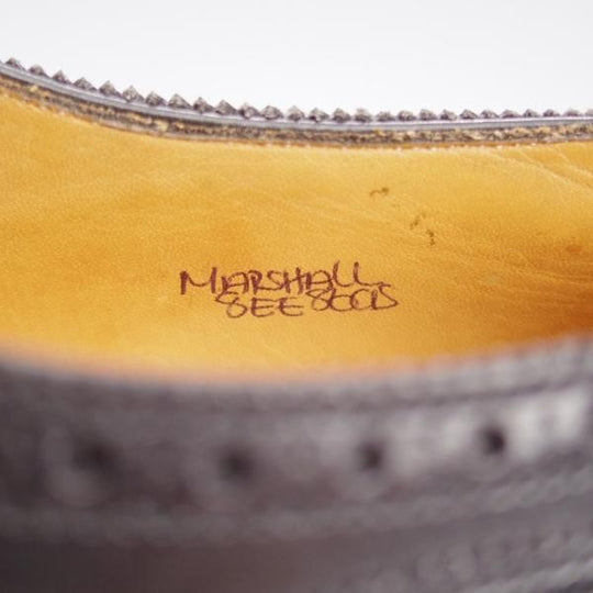 美品★ジョンロブ 8EE【貴重★8695ラスト/MASHALL】フルブローグ/カーフ/黒/メンズ/JOHN LOBB★k320