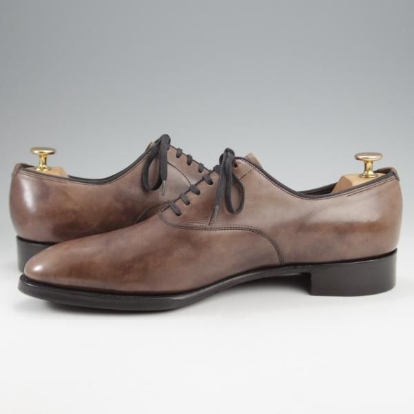 極美品★ジョンロブ 8.5D【現行定価30万円程度★プレステージライン/GARNIER 2】ミュージアムカーフ/7000ラスト/PEWTER/JOHN LOBB★k321