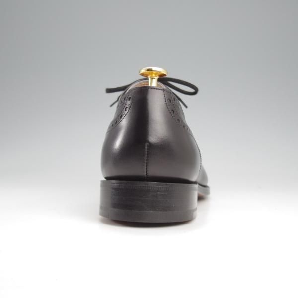 未使用★チャーチ 80G/UK8【貴重★100ラスト/CADWELL/セミブローグ】カーフ/黒/メンズ/Church'★k324