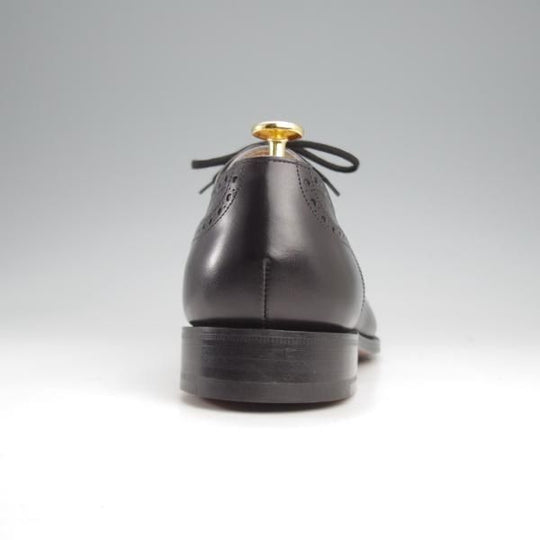 未使用★チャーチ 80G/UK8【貴重★100ラスト/CADWELL/セミブローグ】カーフ/黒/メンズ/Church'★k324