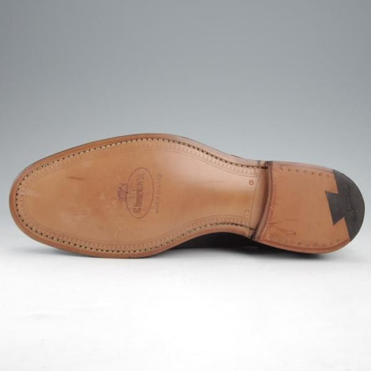 未使用★チャーチ 80G/UK8【貴重★100ラスト/CADWELL/セミブローグ】カーフ/黒/メンズ/Church'★k324