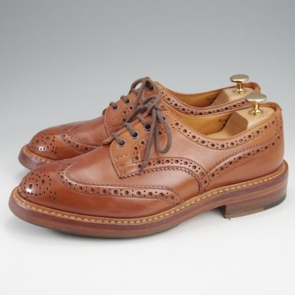 極上★トリッカーズ SIZE 7【定価￥121,000-★BOURTON/バートン】m5633/カントリーシューズ/茶/短靴/Tricker's★k327