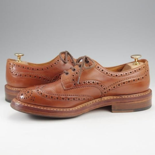 極上★トリッカーズ SIZE 7【定価￥121,000-★BOURTON/バートン】m5633/カントリーシューズ/茶/短靴/Tricker's★k327