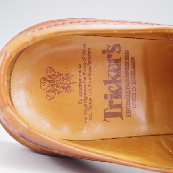 極上★トリッカーズ SIZE 7【定価￥121,000-★BOURTON/バートン】m5633/カントリーシューズ/茶/短靴/Tricker's★k327