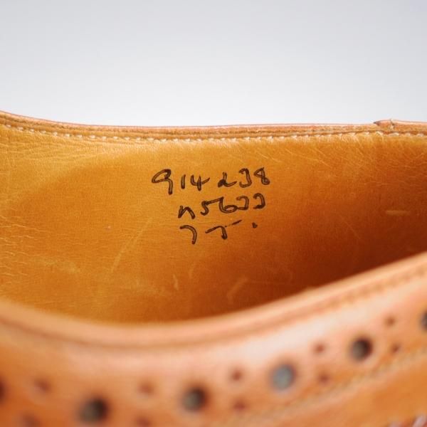 極上★トリッカーズ SIZE 7【定価￥121,000-★BOURTON/バートン】m5633/カントリーシューズ/茶/短靴/Tricker's★k327