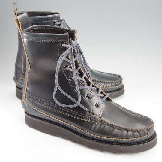 未使用★(米)YUKETEN/ユケテン 8E【貴重★コードバン/紺/Maine Guide DB Boots】レースアップブーツ/モカシン/メンズ★k330