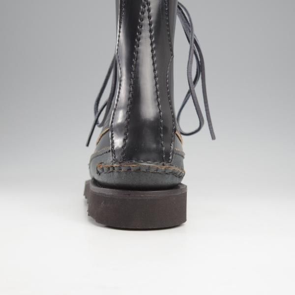試着程度YUKETEN コードバンモカシンブーツ26-26.6cm 紺　米国製 ユケテン 8E【コードバン/紺/Maine Guide DB Boots】 | 高級中古革靴の