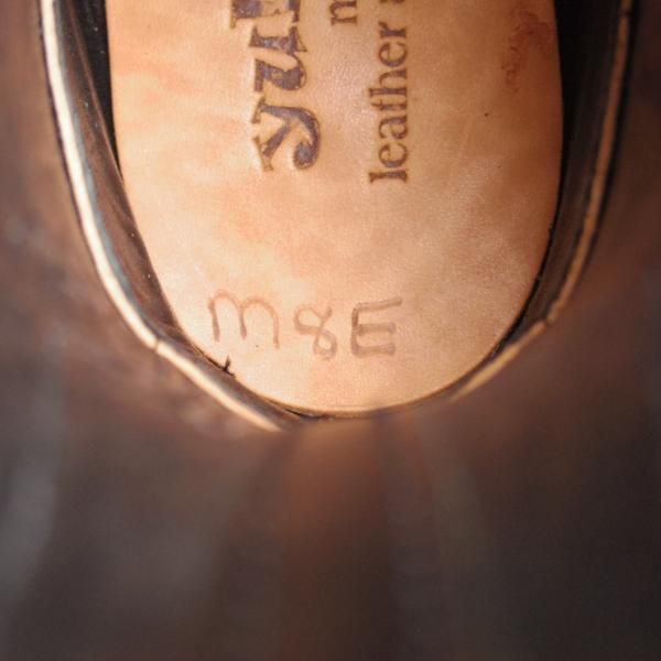 未使用★(米)YUKETEN/ユケテン 8E【貴重★コードバン/紺/Maine Guide DB Boots】レースアップブーツ/モカシン/メンズ★k330