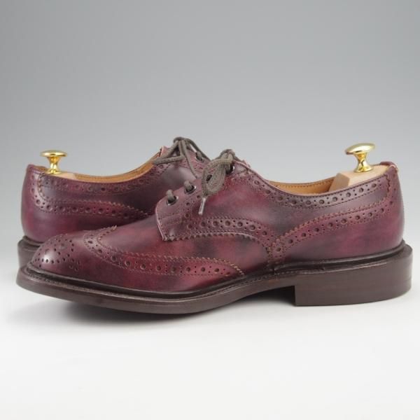 未使用★トリッカーズ SIZE 7【貴重★ミュージアムカーフ仕様/ダイナイトソール/(伊)COLTORTI別注】5633/BOURTON/赤茶/Tricker's★k331