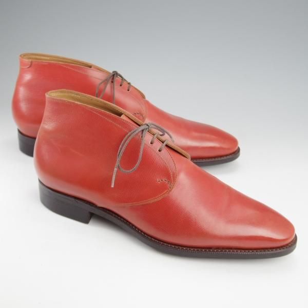 極美品★(HM)ギルド・オブ・クラフツ US7C【現オーダー価格16.5万円程度〜★Snuffy/ハンドソーンウェルテッド製法】チャッカブーツ★k335