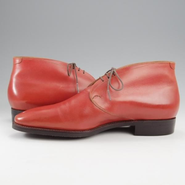 極美品★(HM)ギルド・オブ・クラフツ US7C【現オーダー価格16.5万円程度〜★Snuffy/ハンドソーンウェルテッド製法】チャッカブーツ★k335