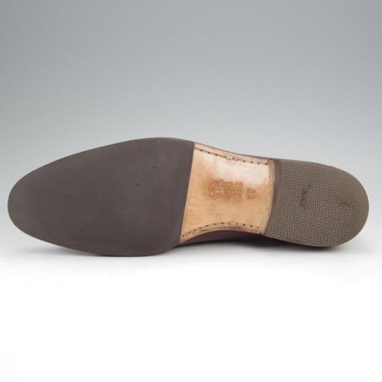 極上★(伊)アントニオ・マウリッツィ UK6.5程度【★トレーディングポスト別注/タッセルローファー】カーフ/濃茶/ANTONIO MAURIZI★k337