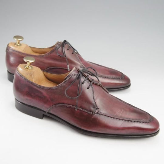 極上★(伊)ALMAS/アルマス SIZE 39.5【★トレーディングポスト別注/Uチップ】カーフ/赤茶系/メンズ/Trading Post★k338