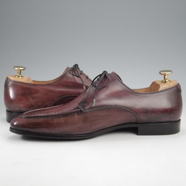 極上★(伊)ALMAS/アルマス SIZE 39.5【★トレーディングポスト別注/Uチップ】カーフ/赤茶系/メンズ/Trading Post★k338