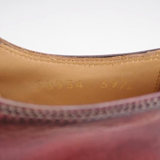 極上★(伊)ALMAS/アルマス SIZE 39.5【★トレーディングポスト別注/Uチップ】カーフ/赤茶系/メンズ/Trading Post★k338